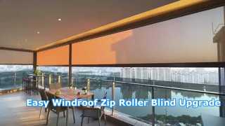 окна с жалюзи Windroof Zip Blind DM-890