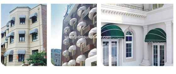 Outdoor Power Coated French Style Awnings Window Balcony