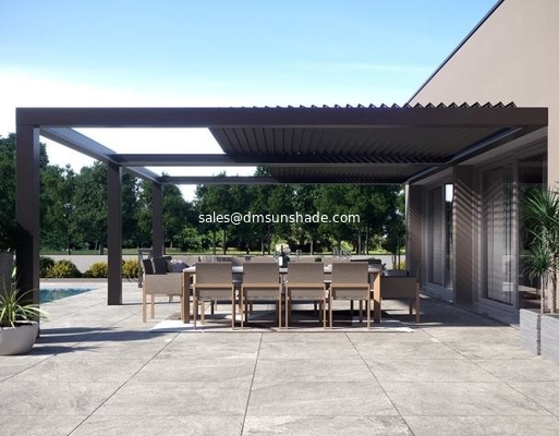 New technology outdoor motorized retractable pergola