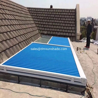 Aluminium Motorized Retractable Pergola Conservatory Skylight Awning