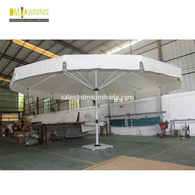 4m 5m Double Top Patio Umbrella Large Garden Parasol With Base