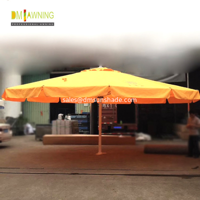 4m 5m Double Top Patio Umbrella Large Garden Parasol With Base