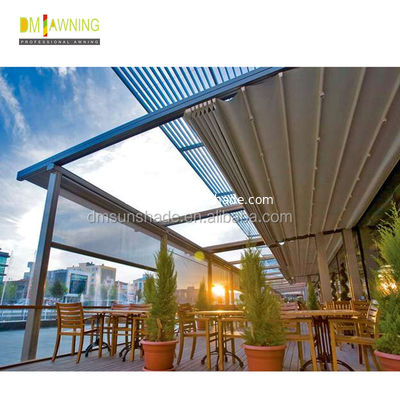 Waterproof Retractable PVC Pergola Awning