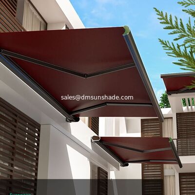 Высококачественный моторизованный полный кассетный тент Premium Outdoor Retractable Balcony Cover с дистанционным управлением